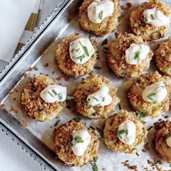 Healthy Holiday Appetizers - Mini Crab Cakes