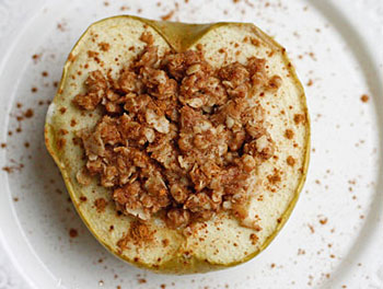 Healthy baked apples