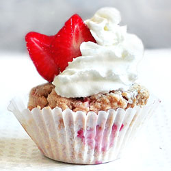 4th of July Healthy Strawberry Shortcake Dessert